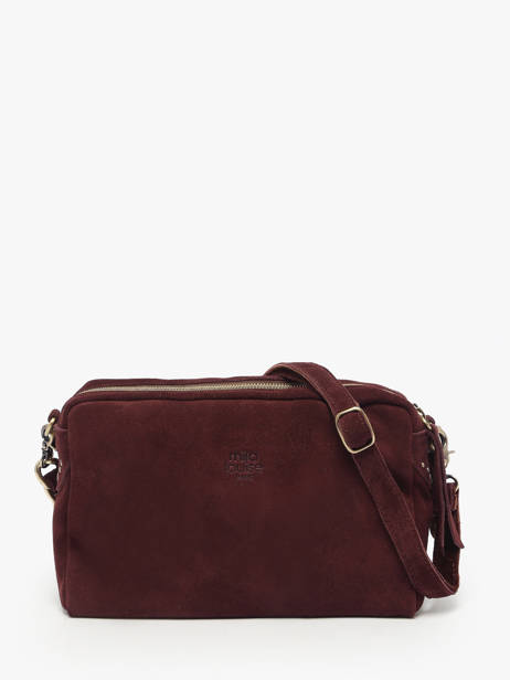 Cross Body Tas Vintage Leder Mila louise Bruin vintage 23673V ander zicht 3